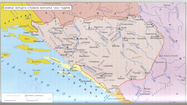 Stara Hercegovina - karta